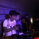 Brother Jun reviews his photos after shooting a crime scene in Manila on February 21.